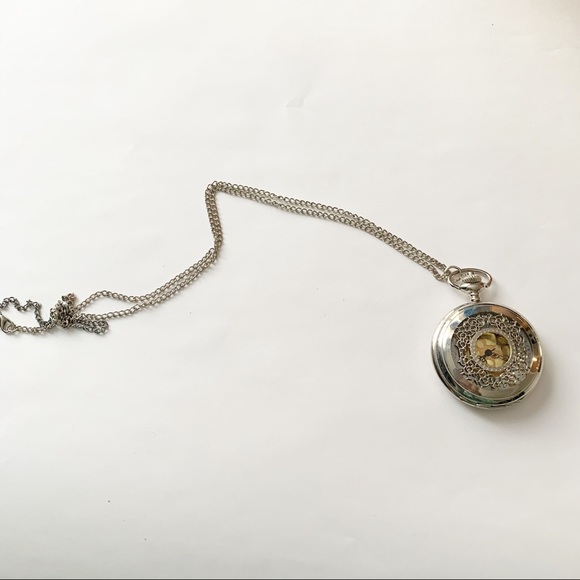 Jewelry - Unisex fashion gold and silver tone pocket watch